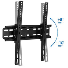 Load image into Gallery viewer, Tilting Flatscreen Wall Mount TV for 30, 32, 37, 39, 40, 42, 43, 47, 49, 50, 55 inch LED, LCD, and Plasma televisions - 77 lbs Capacity, 2" Low Profile Design, Max VESA 400 x 400
