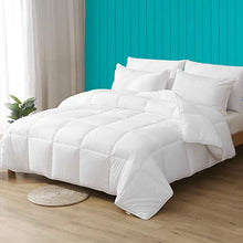Load image into Gallery viewer, Cobnom Down Alternative Comforter Duvet Twin - Super-Soft 100% Cotton Quilted, Luxury Cloud Fluffy Breathable Recycled Microfiber Comforter Duvet, 280gsm Medium Marm for All Season, White