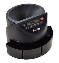 Load image into Gallery viewer, Cassida C100 Electronic Coin Sorter/Counter, Countable coins 1¢, 5¢, 10¢, 25¢, 250 coins/min, 110 VAC