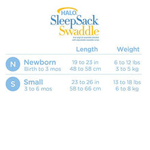 Load image into Gallery viewer, HALO 100% Cotton Sleepsack Swaddle, 3-Way Adjustable Wearable Blanket, TOG 1.5, Soft Pink, Newborn, 0-3 Months