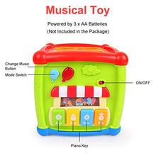 Load image into Gallery viewer, LBLA Baby Activity Cube Center Early Learning Educational Music Toys for Toddlers Flashing Shape Sorter for Babies Kids