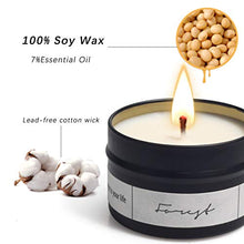 Load image into Gallery viewer, Candles, Scented Candle for Home Scented Rich Aromatherapy Candles for Women Stress Relief, Portable Soy Candles for Travel Jar Candles for Birthday Gift Idea for Girl Women( 6 Pack )