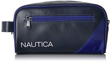 Load image into Gallery viewer, Nautica Men's Top Zip Travel Kit Toiletry Bag Organizer, Royal Blue, One Size