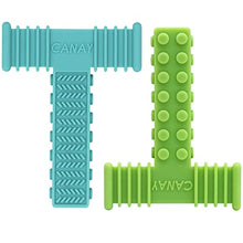 Load image into Gallery viewer, Sensory Chew Toys for Autistic Children (0-12 Years Old), Teething, Oral Motor Stimulation, ADHD, SPD - Silicone Teether Toys for Kids with 3 Unique Textures (2Pack)