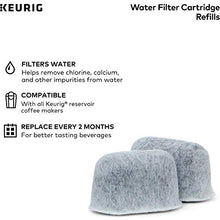 Load image into Gallery viewer, Keurig Water Filter Refill Cartridges, Replacement Water Filter Cartridges, Compatible with 2.0 K-Cup Pod Coffee Makers, 2 Count