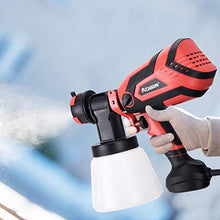 Load image into Gallery viewer, AOBEN Paint Sprayer, 750W Hvlp Spray Gun, Electric Paint Gun with 4 Nozzles, 1000ml Container for Home and Outdoors, Painting Projects.