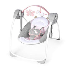 Load image into Gallery viewer, Ingenuity Comfort 2 Go Portable Swing Flora Compact Swing with TrueSpeed