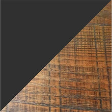 Load image into Gallery viewer, Alaterre Furniture Sonoma 70" Tall 5-Shelf Metal and Solid Wood Bookcase, Brown