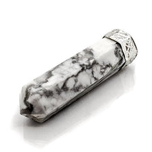 Load image into Gallery viewer, Raw White Howlite Healing Crystal Necklace – For Reiki Insomnia Relief Anxiety Stress Sleep Crown Chakra