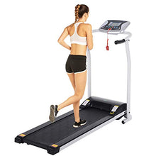 Load image into Gallery viewer, ANCHEER Treadmill, Treadmills for Home with LCD and Pulse Rate Grips Motorized Running Walking Jogging Exercise Fitness Machine Trainer Equipment for Home Gym Office (Navy Sliver)