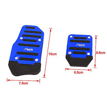 Load image into Gallery viewer, uxcell 3 in 1 Universal Racing Sports Non-Slip Automatic Car Gas/Brake Pedals Pad Cover