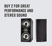 Load image into Gallery viewer, Polk Audio Monitor 40 Series II Bookshelf Speaker (Black, Pair) - Big Sound, High Performance | Perfect for Small or Medium Size Rooms