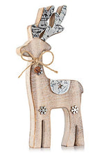 Load image into Gallery viewer, Zilo Novelties Reindeer Decor | Holiday Display Set for Mantle, Centerpiece or Table (Medium)