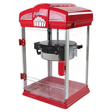 Load image into Gallery viewer, West Bend Hot Oil Theater Style Popcorn Popper Machine with Nonstick Kettle Includes Measuring Tool and Serving Scoop, 4-Ounce, Red