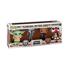 Load image into Gallery viewer, Funko Pop! Star Wars: Mandalorian 4 Pack, Amazon Exclusive, Glow in The Dark