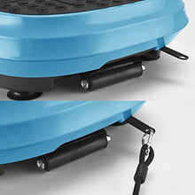 Load image into Gallery viewer, MUCHOO Vibration Plate Fitness Machine Whole Body Workout Platform Machine w/Loop Bands Body Slimmer Weight Loss and Home Training & Exercise Blue