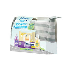 Load image into Gallery viewer, Johnson's Tiny Traveler Baby Gift Set, Baby Bath and Skin Care Essential Products, TSA-Compliant Travel Baby Gift Set, Hypoallergenic & Paraben-Free, 5 Items