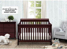 Load image into Gallery viewer, Delta Children Canton 4-in-1 Convertible Crib - Easy to Assemble, Espresso Cherry