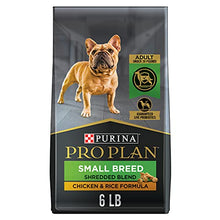 Load image into Gallery viewer, Purina Pro Plan Small Breed Dog Food With Probiotics for Dogs, Shredded Blend Chicken & Rice Formula - 6 lb. Bag