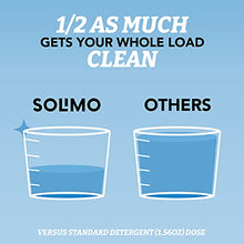 Load image into Gallery viewer, Solimo Amazon Brand Concentrated Liquid Laundry Detergent, Hypoallergenic, Free of Perfumes Clear of Dyes, 110 Loads, 82.5 Fl Oz