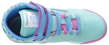 Load image into Gallery viewer, Reebok Freestyle High Classic Shoe (Little Kid/Big Kid), Crystal Blue/Blue Beam/Ultra Berry/White, 1 M US Little Kid