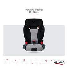 Load image into Gallery viewer, Britax Midpoint Belt-Positioning Booster Seat - 2 Layer Impact Protection - 40 to 120 Pounds - DualComfort Moisture Wicking Fabric, Gray