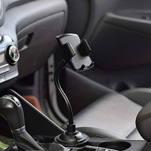 Load image into Gallery viewer, Cup Phone Holder for car Universal Adjustable Gooseneck Portable Cup Holder Car Mount for iPhone X / 8/8+ / 7/7 Plus / 6/6+, Samsung