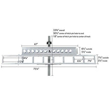 Load image into Gallery viewer, Black Widow Hitch-Mounted Aluminum Motorcycle Carrier - 400 lb. Capacity