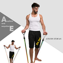 Load image into Gallery viewer, Liford Sport 11 Pack Exercise Resistance Bands with Handles Set,Workout Equipment for Women Men Home Gym, Home Workouts,Physical Therapy,Gym Training,Yoga