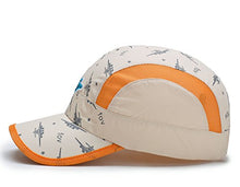Load image into Gallery viewer, Home Prefer Kids Boys Lightweight Quick Drying Sun Hat Outdoor Sports UV Protection Caps Mesh Side Ball Cap Beige
