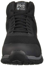 Load image into Gallery viewer, Timberland PRO Men's Drivetrain Mid Composite Safety Toe Static Dissipative Athletic Leather Work Boot, Black, 9
