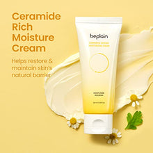 Load image into Gallery viewer, beplain Ceramide skin barrier cream (2.02 fl oz / 60ml) | Chamomile Intense Moisturizing Facial Cream | Daily soothing & nourishing treatment for sensitive skin | Korean skin care
