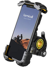 Load image into Gallery viewer, Lamicall Bike Phone Holder, Motorcycle Phone Mount - Adjustable Scooter Phone Holder for iPhone 12 Mini, 12 Pro Max, 11 Pro Max Xs XR 8 X 8P 7 7P 6S, Samsung S10 S9 S8, Huawei, All 4.7-6.8 Devices