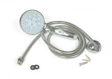 Load image into Gallery viewer, Camco 43713 Shower Head Kit with On/Off Switch and 60" Flexible Shower Hose (Chrome)