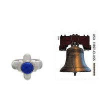 Load image into Gallery viewer, NOVICA Lapis Lazuli White Cultured Freshwater Pearl .925 Sterling Silver Ring, Direction'