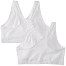 Load image into Gallery viewer, Hanes Women's Comfort-Blend Flex Fit Pullover Bra (Pack of 2),White/White,XX-Large