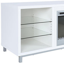 Load image into Gallery viewer, Ameriwood Home Lumina Fireplace TV Stand for TVs up to 70" (White)