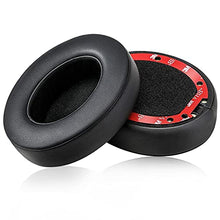 Load image into Gallery viewer, SoloWIT Replacement Ear Pads Cushions for Beats Studio 2 & Studio 3 Wired & Wireless Headphones, Earpads with Soft Protein Leather, Noise Isolation Memory Foam - Black