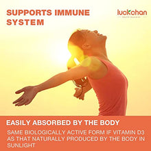 Load image into Gallery viewer, 3 Packs Vitamin D3 5000 iu Gummies Supplement 125mcg Immune Support Joint Pain Muscle Function Teeth Healthy by VIT D Chewable K2 Calcium Zinc Vegan Kids Adults 240 Counts Candies