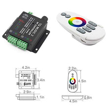 Load image into Gallery viewer, SUPERNIGHT LED RGB Music Touch Controller RF Sensitivety Backlight RF Remote Touching Color 3.5MM Audio 15 Music Modes LED Light Strip Controller