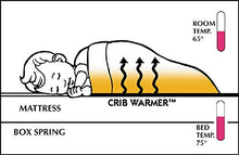 Load image into Gallery viewer, Body Heat Activated Crib, Twin, Full, Queen or King Size Bed Warmer Mattress Pad (Crib)