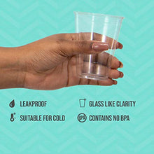 Load image into Gallery viewer, Solo Cup Clear Plastic Cups, 10 Oz, 216 Count