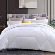 Load image into Gallery viewer, Hansleep Down Alternative Quilted Comforter, All-Season Soft Fluffy Hypoallergenic Duvet Insert with Corner Tabs Plush Microfiber Fill Lightweight Machine Washable (King 104x90'')