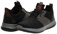 Load image into Gallery viewer, Skechers Men's Classic Fit-Delson-Camden Sneaker,black/Grey,9.5 M US