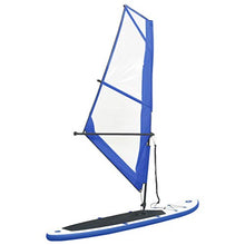 Load image into Gallery viewer, FAMIROSA Inflatable Stand Up Paddleboard with Sail Set Blue and White