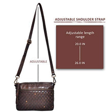 Load image into Gallery viewer, Vintage Leather Crossbody Purses and Handbags for Women - Premium Handmade Crossover Shoulder Sling Bags (Old Brown Wash)