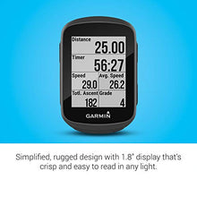 Load image into Gallery viewer, Garmin Edge® 130 Plus, GPS Cycling/Bike Computer, Download Structure Workouts, ClimbPro Pacing Guidance and More (010-02385-00), Black