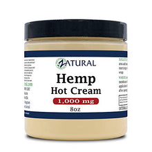 Load image into Gallery viewer, Zatural Hemp Hot Cream 1,000mg with Essential Oil Blend, Aloe, Hemp, and more (1,000mg)