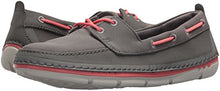 Load image into Gallery viewer, Clarks Women's Step Maro Sand Boat Shoe, Dark Grey Textile, 8.5 Medium US
