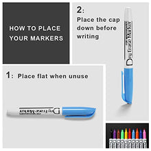 Load image into Gallery viewer, Dry Erase Markers Low Odor Fine Whiteboard Markers Thin Box of 12, 10 Colors
